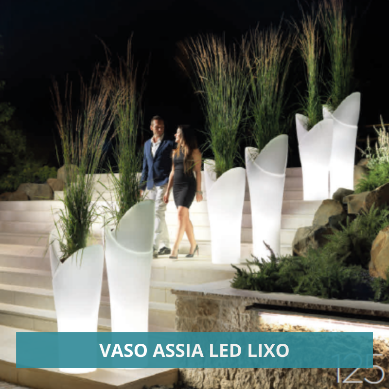 Vaso polipropilene Assia Led Lyxo